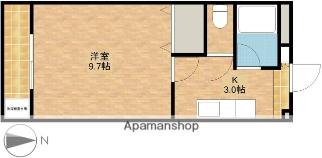 ゴールドサークル小松Ｉ 4階 1K 賃貸物件詳細