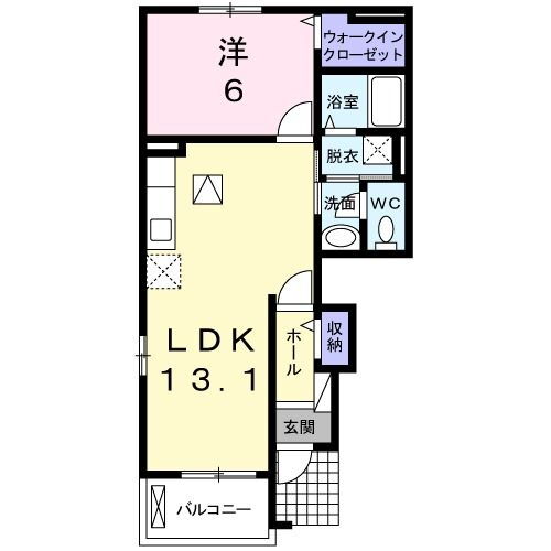 愛知県一宮市今伊勢町馬寄字大日 石刀駅 1LDK アパート 賃貸物件詳細