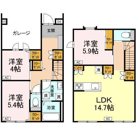 神奈川県横浜市港北区新吉田東４ 綱島駅 3LDK 一戸建て 賃貸物件詳細
