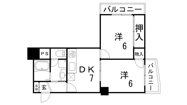 兵庫県神戸市中央区元町通４ 元町駅 2DK マンション 賃貸物件詳細