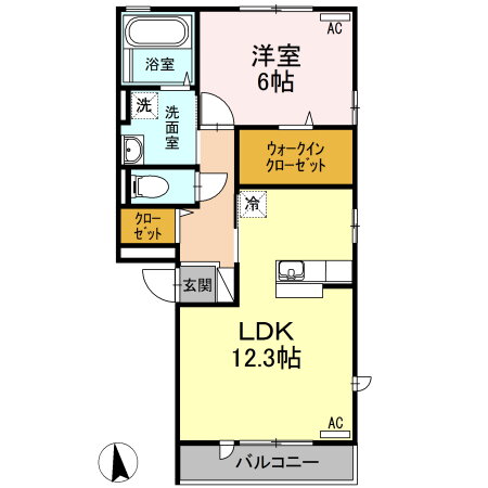 広島県広島市中区吉島西１ 舟入南駅 1LDK アパート 賃貸物件詳細