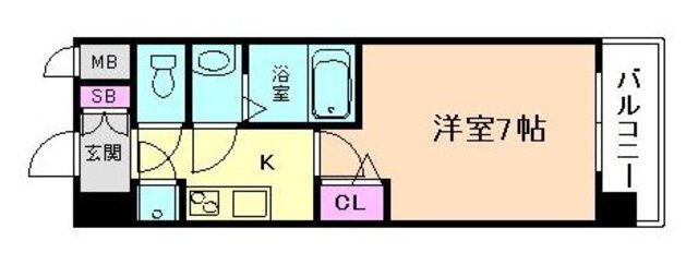 大阪府大阪市福島区鷺洲２ 福島駅 1K マンション 賃貸物件詳細
