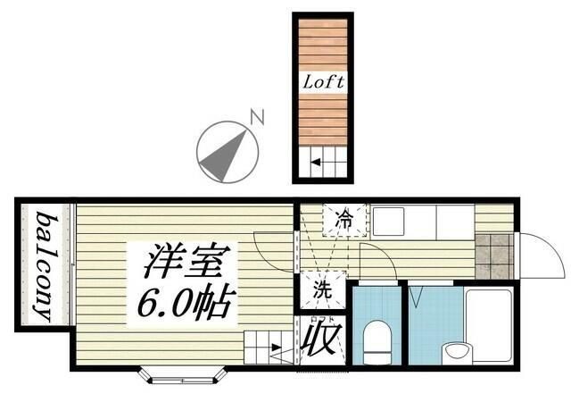 千葉県千葉市稲毛区小仲台３ 稲毛駅 1K アパート 賃貸物件詳細
