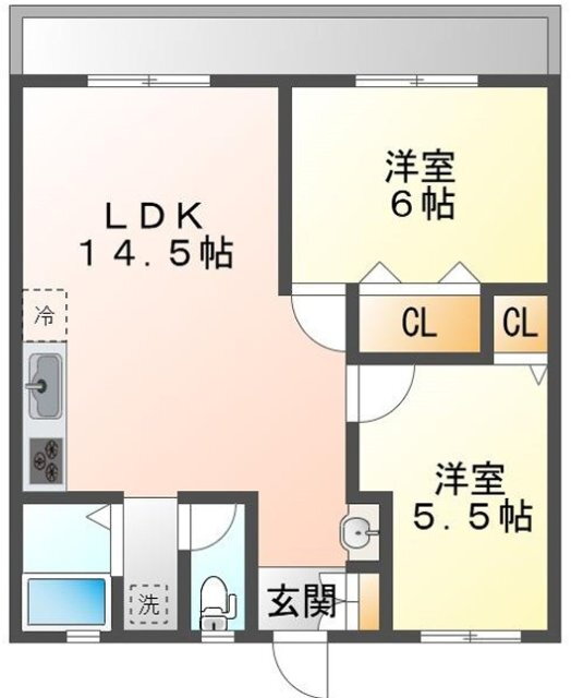 国分マンション 1階 2LDK 賃貸物件詳細