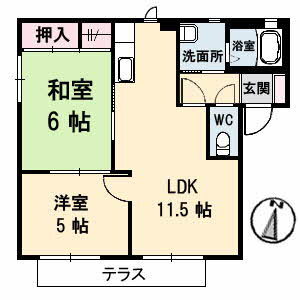 愛媛県松山市溝辺町 道後温泉駅 2LDK アパート 賃貸物件詳細