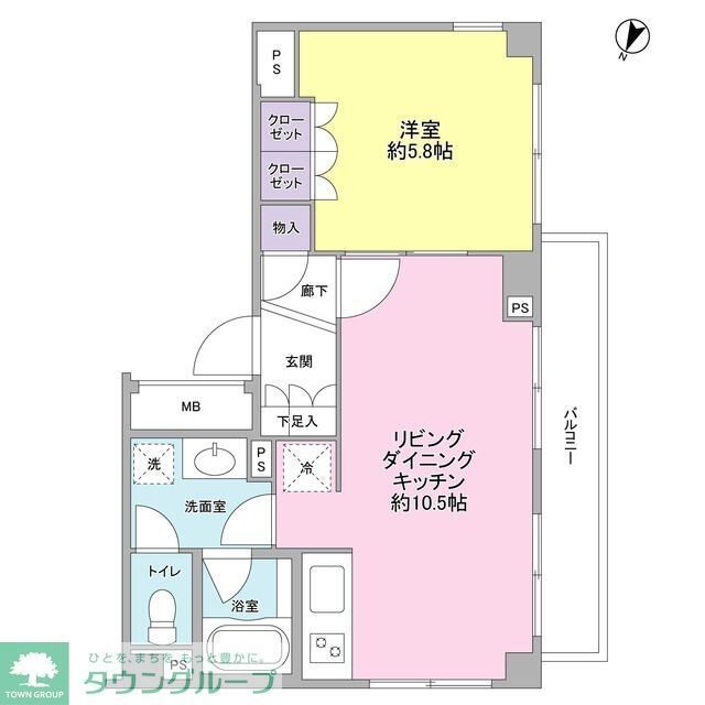 東京都世田谷区弦巻５ 桜新町駅 1LDK マンション 賃貸物件詳細