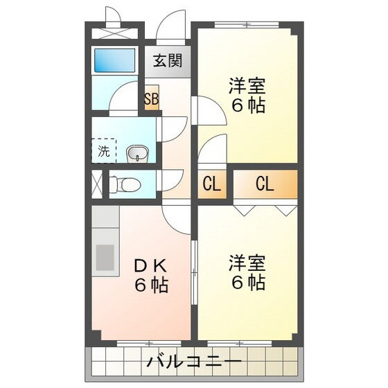三重県三重郡川越町大字豊田 川越富洲原駅 2DK マンション 賃貸物件詳細