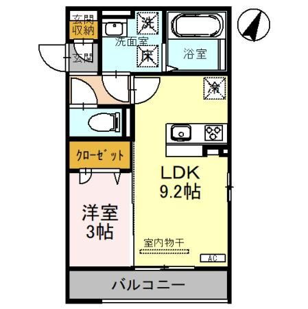 Ｄ－ｒｅｓｉｄｅｎｅｃ浅野本町 1階 1LDK 賃貸物件詳細