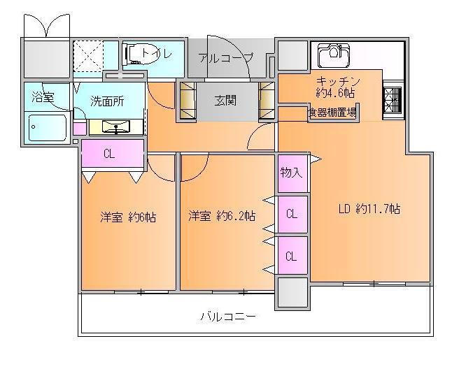 Ｄ’グラフォート十日町タワー 13階 2LDK 賃貸物件詳細