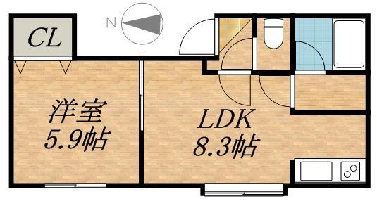 北海道札幌市中央区南十三条西１３ 西線１４条駅 1DK アパート 賃貸物件詳細