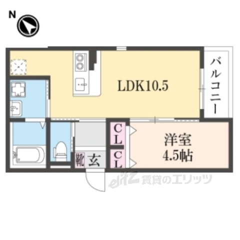 大阪府枚方市宇山町 牧野駅 1LDK アパート 賃貸物件詳細