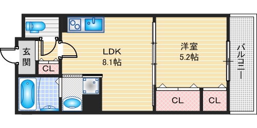 大阪府摂津市一津屋１ 南摂津駅 1LDK アパート 賃貸物件詳細