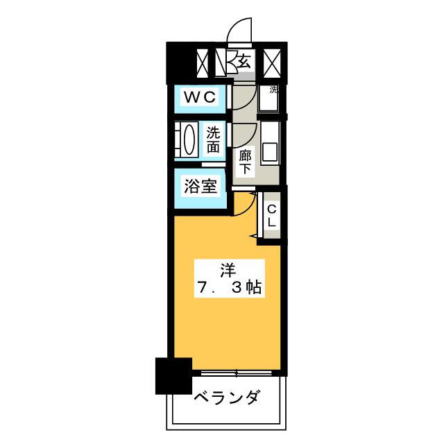 愛知県名古屋市中区新栄１ 新栄町駅 1K マンション 賃貸物件詳細