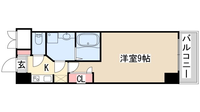 兵庫県神戸市中央区磯上通４ 三ノ宮駅 1K マンション 賃貸物件詳細