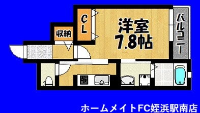 福岡県福岡市西区拾六町２ 橋本駅 1K マンション 賃貸物件詳細