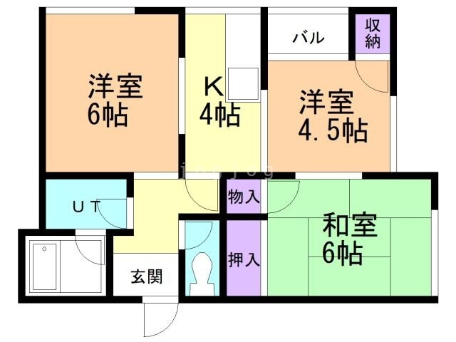 青森県青森市佃２ 3K アパート 賃貸物件詳細