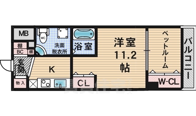 兵庫県西宮市甲子園高潮町 甲子園駅 1DK マンション 賃貸物件詳細