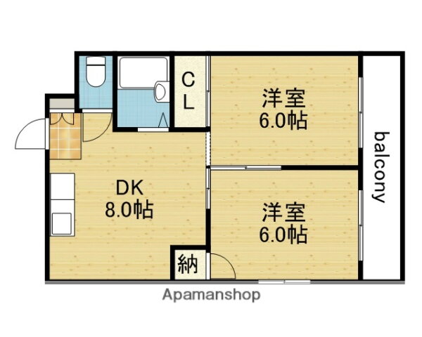 大阪府大阪市生野区巽北４ 北巽駅 2DK マンション 賃貸物件詳細