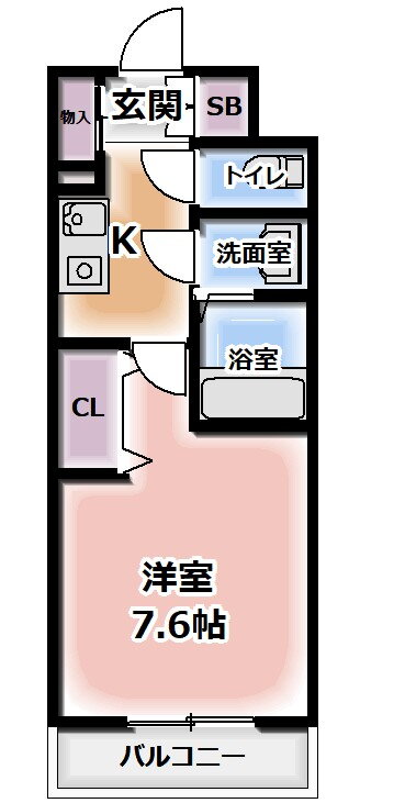 大阪府門真市本町 門真市駅 1K マンション 賃貸物件詳細