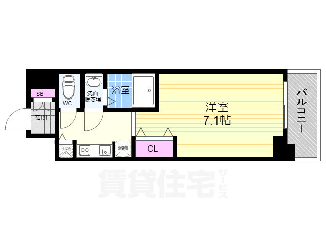 京都府京都市下京区南夷町 京都駅 1K マンション 賃貸物件詳細