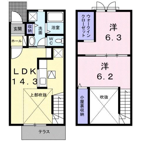 岐阜県岐阜市近島２ 岐阜駅 2LDK アパート 賃貸物件詳細