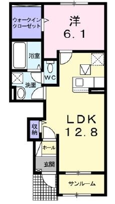 岡山県倉敷市八王寺町 球場前駅 1LDK アパート 賃貸物件詳細