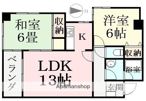 福井県坂井市春江町随応寺 春江駅 2LDK マンション 賃貸物件詳細