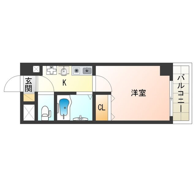 大阪府大阪市福島区鷺洲２ 福島駅 1K マンション 賃貸物件詳細