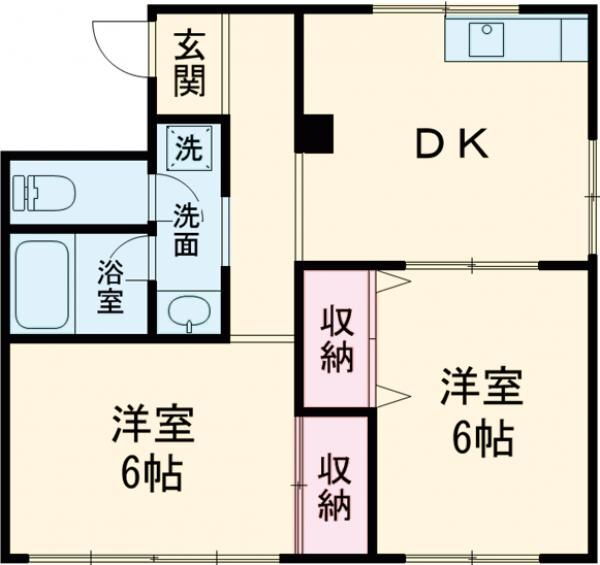 岐阜県多治見市栄町３ 多治見駅 2DK マンション 賃貸物件詳細