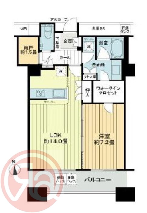 大阪府大阪市浪速区難波中２ なんば駅 1SLDK マンション 賃貸物件詳細