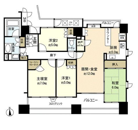 宮城県仙台市若林区新寺３ 宮城野通駅 4LDK マンション 賃貸物件詳細