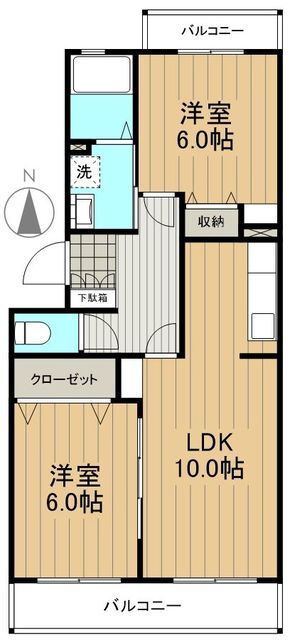 神奈川県川崎市麻生区千代ケ丘７ 新百合ヶ丘駅 2LDK マンション 賃貸物件詳細