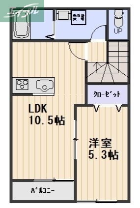 岡山県岡山市北区西花尻 庭瀬駅 1LDK アパート 賃貸物件詳細