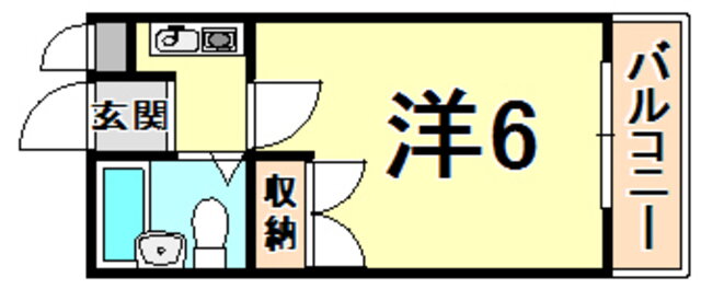 兵庫県伊丹市荻野６ 伊丹駅 1K アパート 賃貸物件詳細