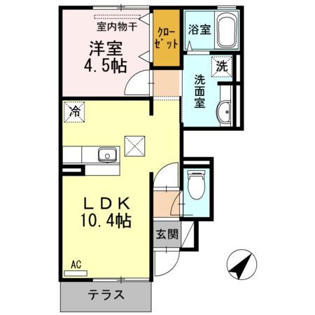 鹿児島県鹿児島市原良４ 鹿児島中央駅 1LDK アパート 賃貸物件詳細