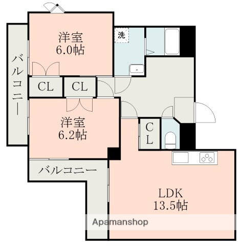 鹿児島県鹿児島市郡元町 郡元駅 2LDK マンション 賃貸物件詳細