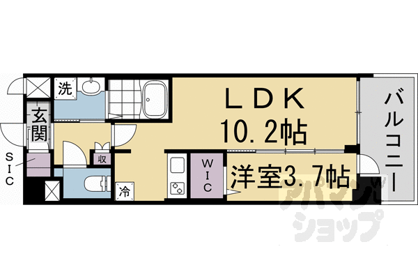 京都府京都市南区吉祥院定成町 西大路駅 1LDK マンション 賃貸物件詳細
