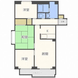 北海道札幌市厚別区大谷地東７ ひばりが丘駅 3LDK マンション 賃貸物件詳細