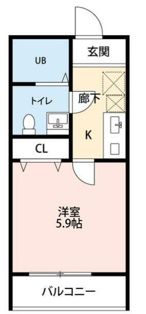 神奈川県横浜市鶴見区上の宮１ 菊名駅 1K アパート 賃貸物件詳細