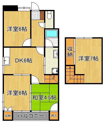 福岡県北九州市小倉北区霧ケ丘２ 城野駅 3SDK アパート 賃貸物件詳細