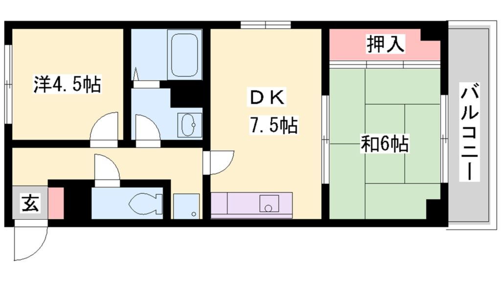 兵庫県加古川市平岡町新在家３ 東加古川駅 2DK マンション 賃貸物件詳細