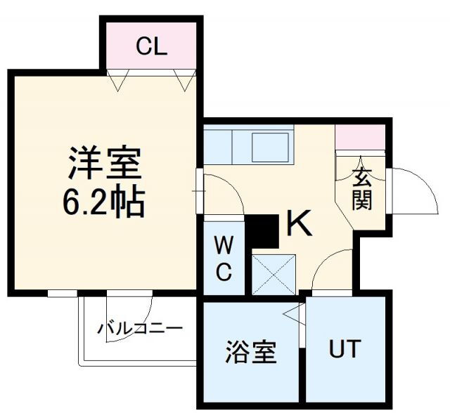 ＡＸＩＡ亀島 2階 1K 賃貸物件詳細
