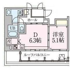 ブランシュワ 8階 1DK 賃貸物件詳細