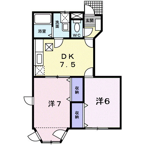 鹿児島県薩摩川内市中郷１ 上川内駅 2DK アパート 賃貸物件詳細