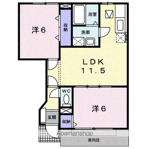 和歌山県和歌山市松島 紀伊中ノ島駅 2LDK アパート 賃貸物件詳細