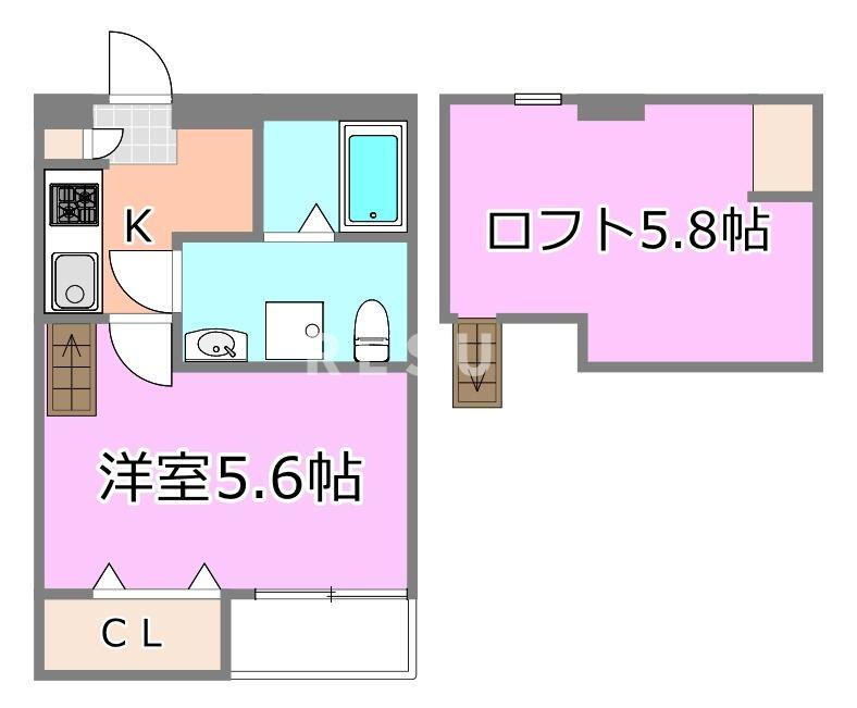 千葉県千葉市中央区寒川町１ 本千葉駅 1K アパート 賃貸物件詳細