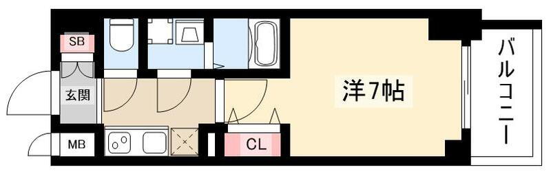 愛知県名古屋市中村区井深町 亀島駅 1K マンション 賃貸物件詳細