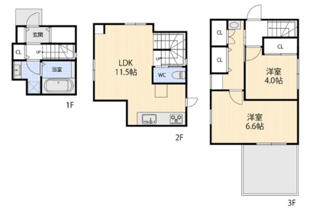 Ｋ′ｓ　Ｔｗｉｎ 1階 2LDK 賃貸物件詳細