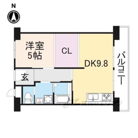 京都府京都市山科区西野様子見町 東野駅 1LDK マンション 賃貸物件詳細