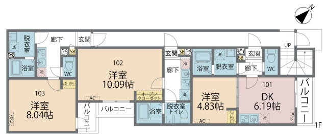 神奈川県相模原市南区相模台２ 小田急相模原駅 1K アパート 賃貸物件詳細